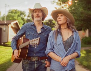 exteriot shot of Gillian Welch and David Rawlings